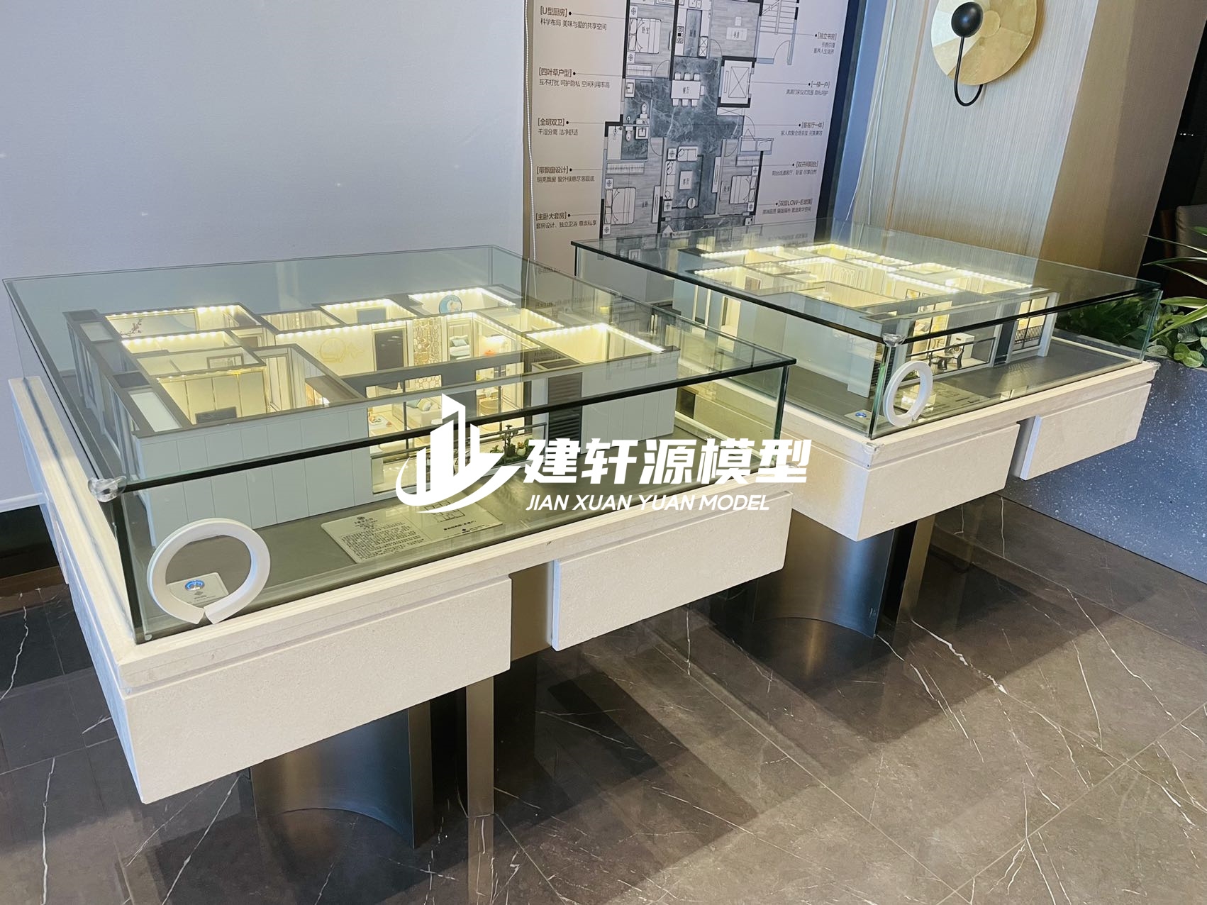 固安中梁地产户型模型制作