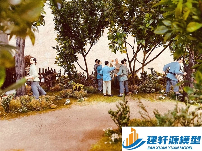 固安径山·中共临余工委建立场景模型